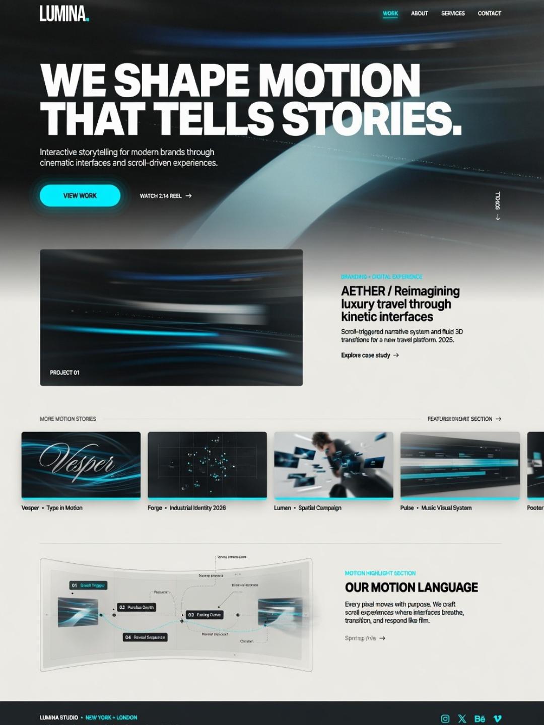 Motion style visual representation