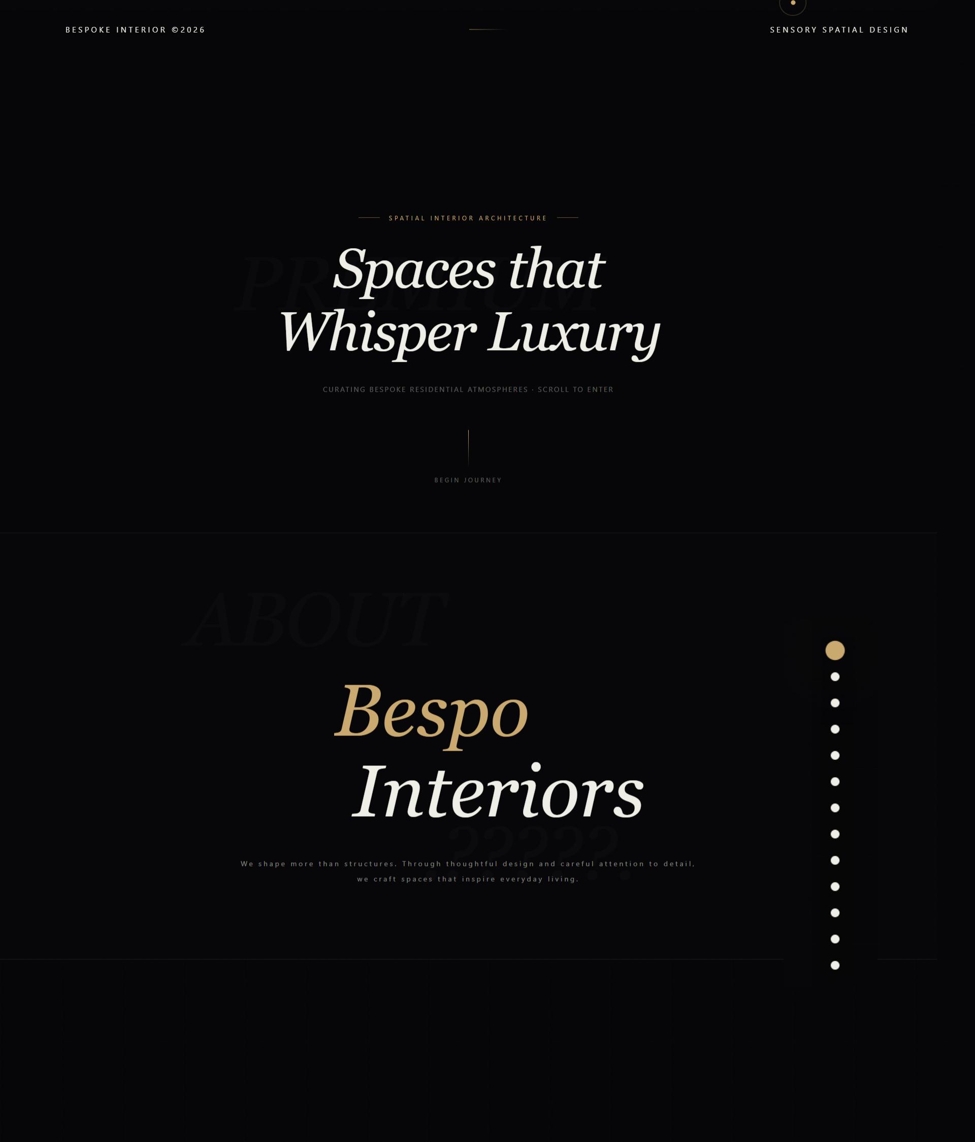 Bespoke Interior luxury design theme preview
